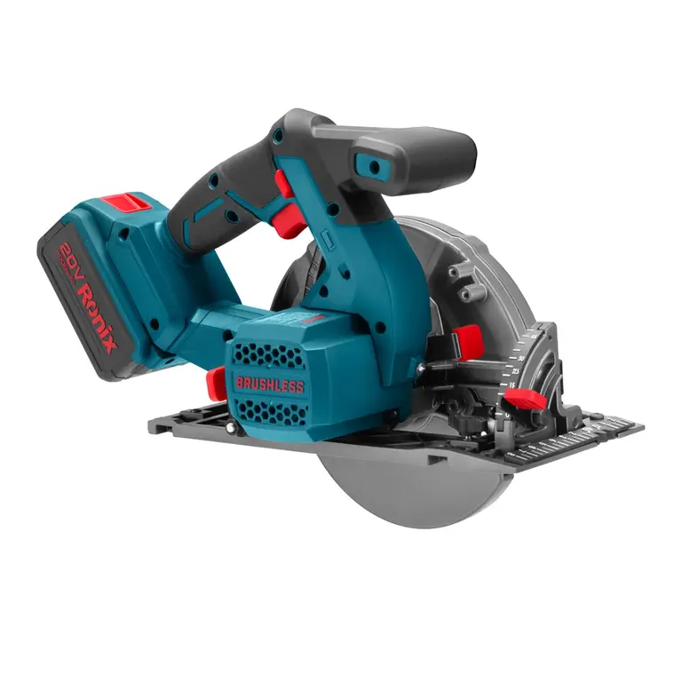 کیت اره گردبر شارژی براش‌لس ۲۰ ولت رونیکس مدل ۸۹۰۲K